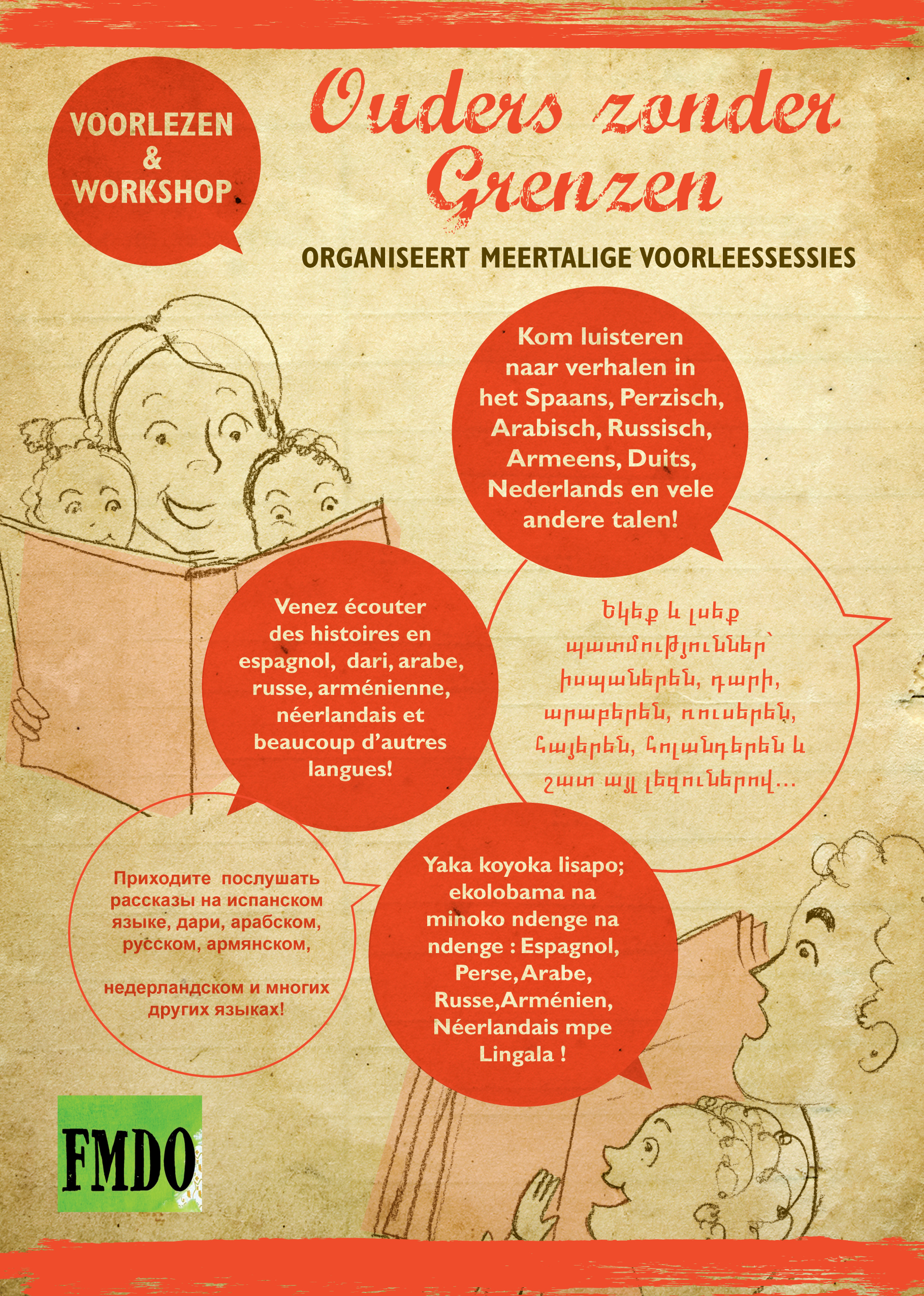 Meertalige verhalen en workshops in de bib van Oostende