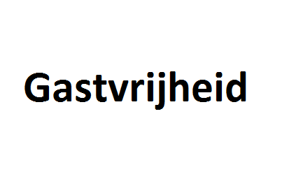 gastvrijheid afbeelding