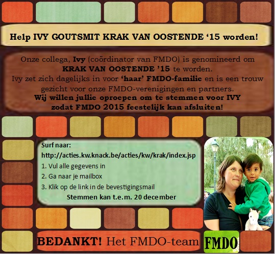 Ivy Goutsmit is genomineerd voor Krak van Oostende 2015