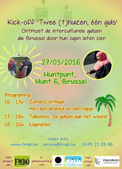 Kick-off vrijdag 27 mei Twee (t)huizen, één gids Brussel
