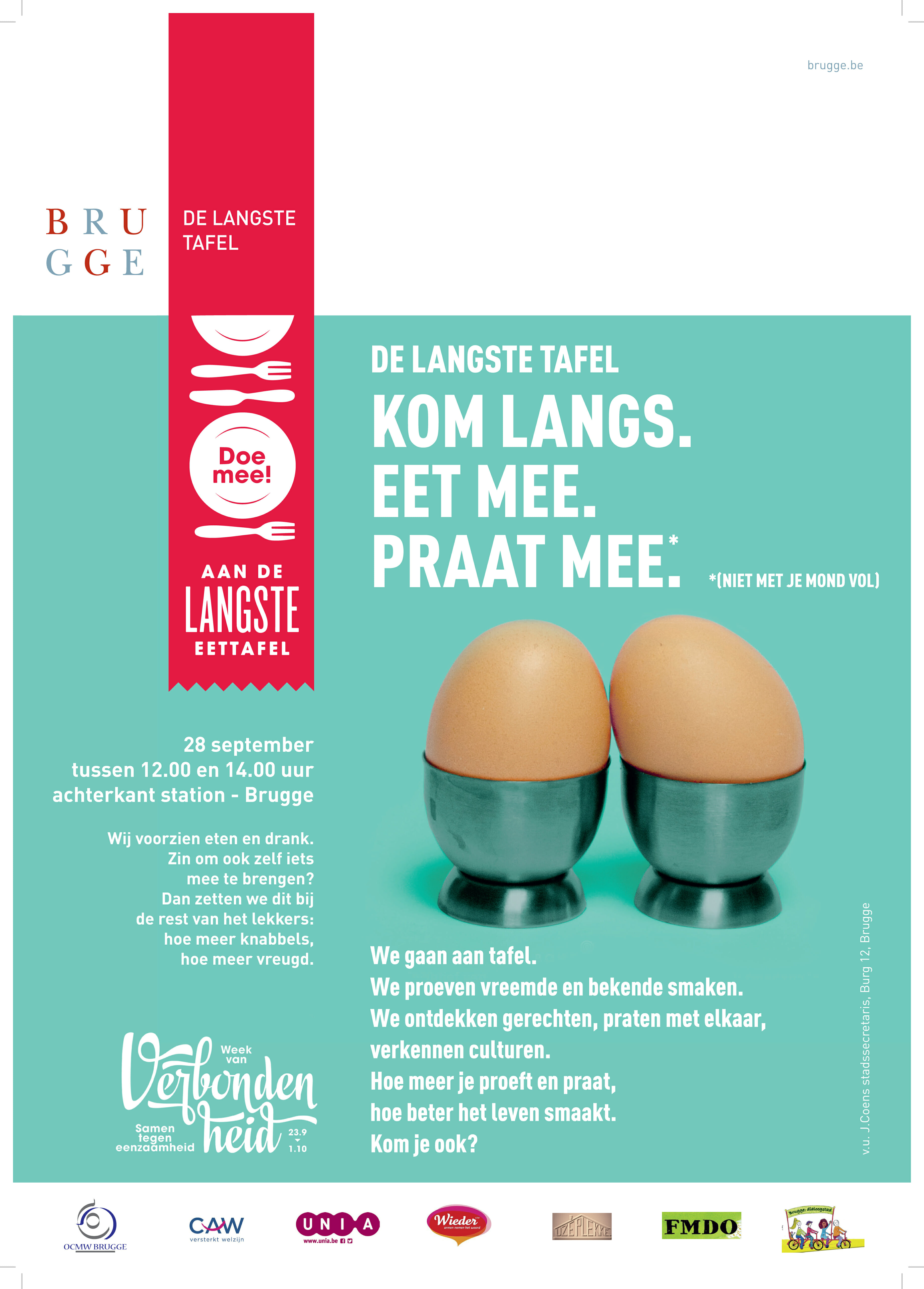 De langste tafel in Brugge!