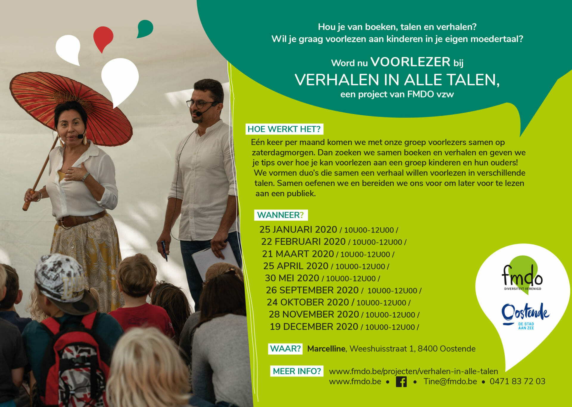 Word jij één van onze voorlezers?
