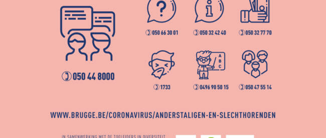 info_corona Info stad Brugge corona