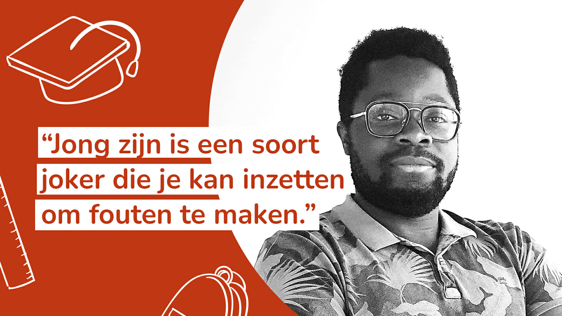 Falen doe je pas als je stopt met proberen